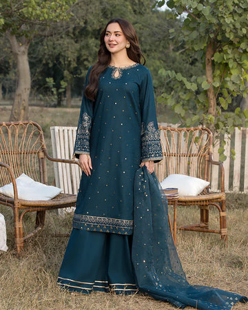 3 Piece - Embroidered Lawn Suit