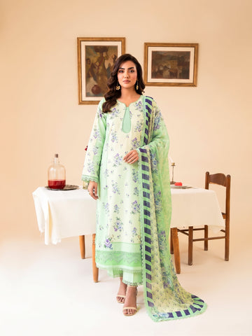Faiza Faisal FNF Prints 3Pcs Printed Lawn-LEAF LUSH